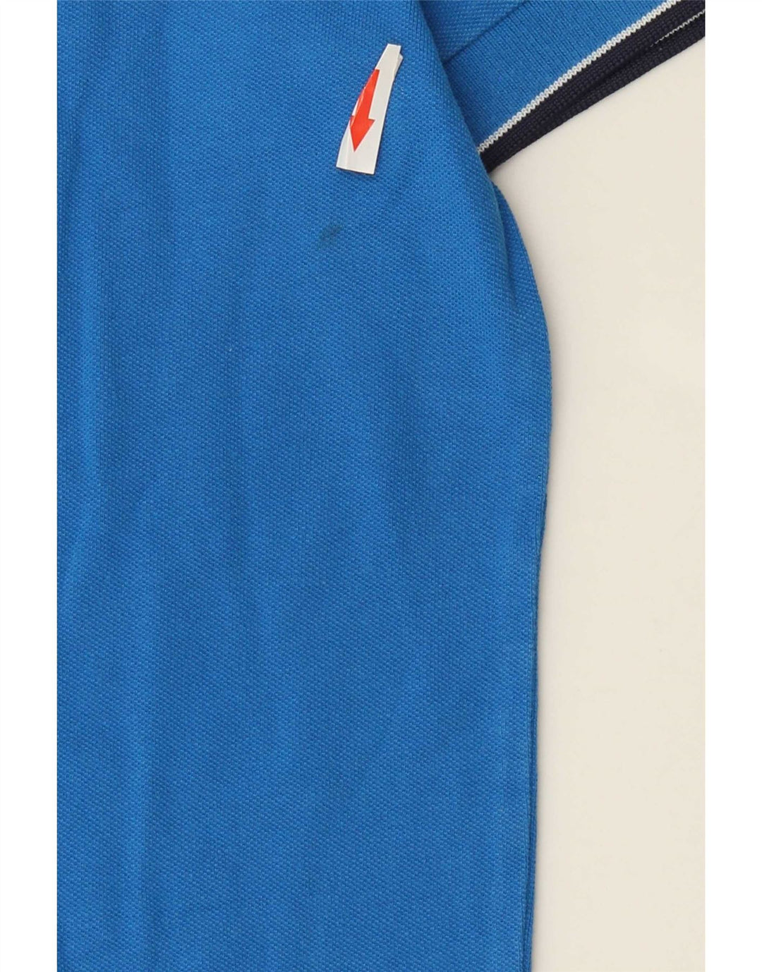 Kappa Herren-Poloshirt, groß, blau gestreift, Baumwolle