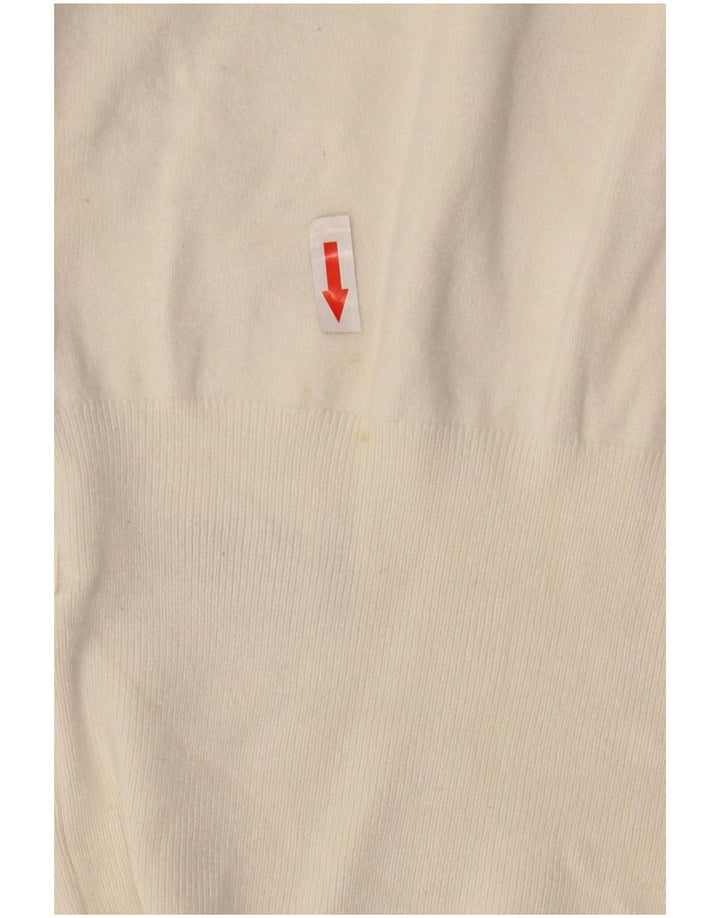 Marks & Spencer Damen-Pullover mit U-Boot-Ausschnitt, Gr. 12, Mittel, gebrochenes Weiß