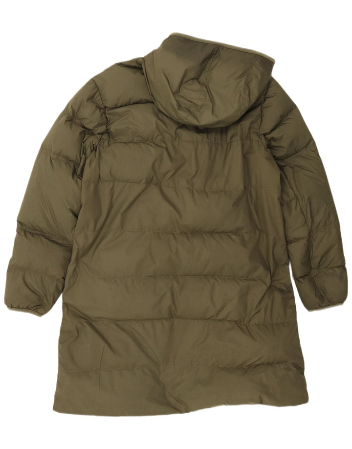 Nike Herren-Mantel mit Kapuze, gepolstert, UK 40, Größe L, Khaki, Polyester