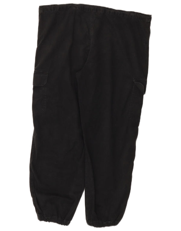 Marks & Spencer Damen St. Michael Cargohose UK 16 Large W38 L27 Schwarz