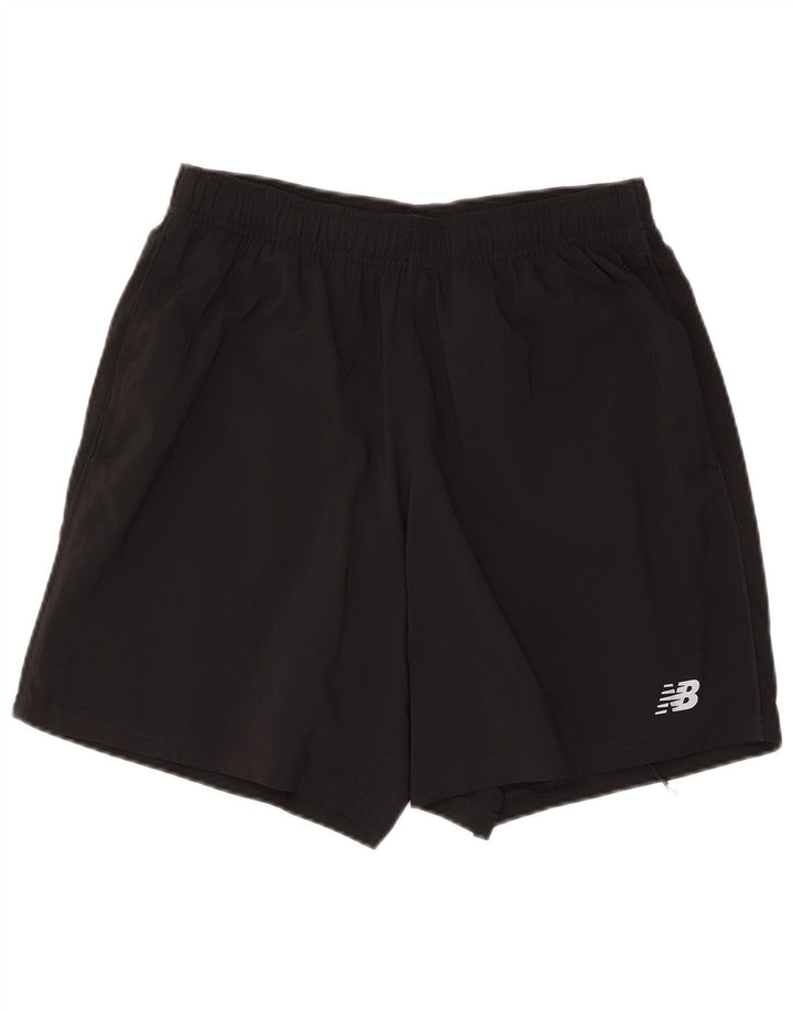 New Balance Herren Sportshorts Mittelschwarzes Polyester