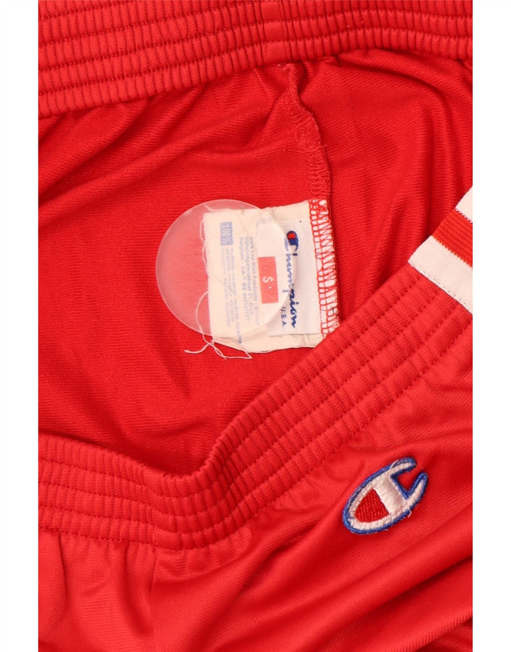 Champion Herren-Trainingshose, Größe S, Rot, Polyester