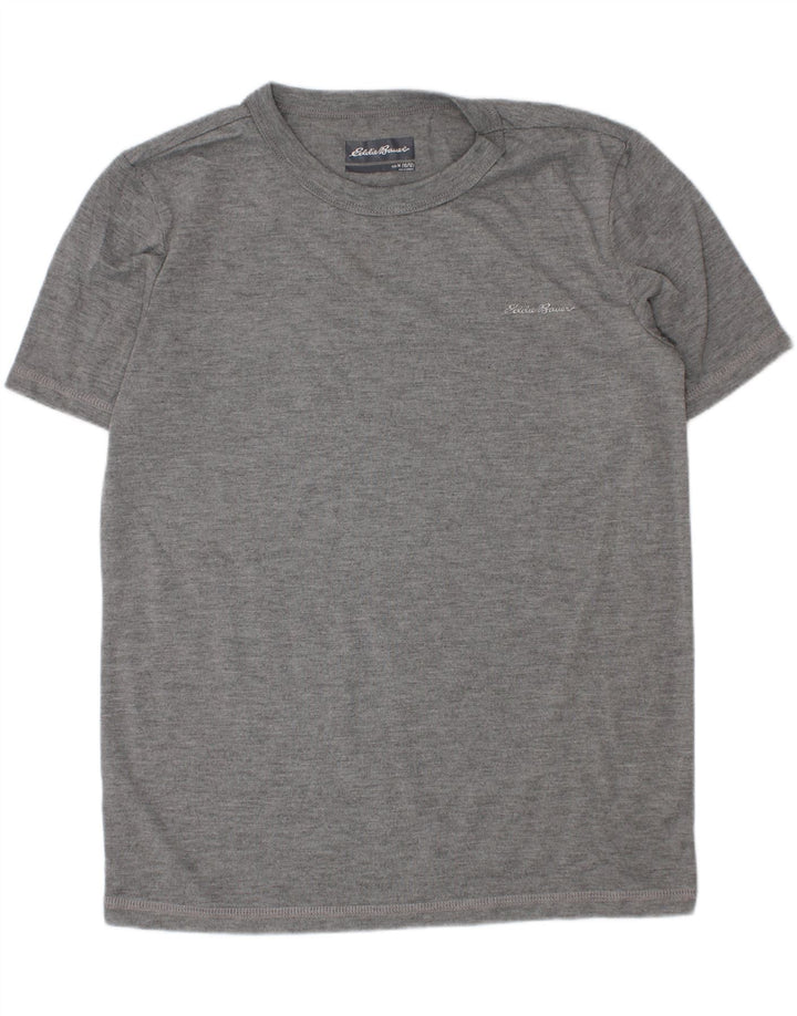 Eddie Bauer T-Shirt-Oberteil für Jungen, 10–11 Jahre, mittelgraues Polyester