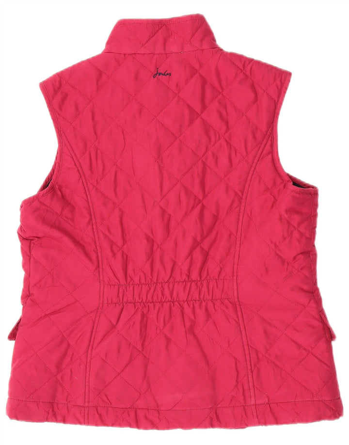 Joules Damen Steppweste UK 16 Large Pink Polyester