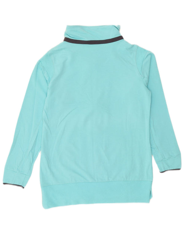 Lotto Damen-Trainingsanzug-Top-Jacke UK 14 Medium Türkis