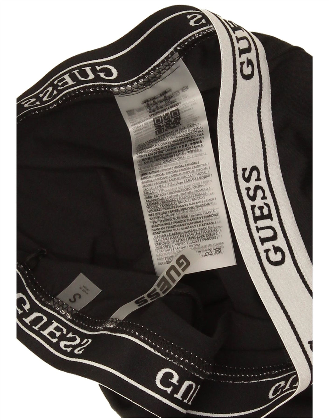 Guess Capri-Leggings für Damen, UK 10, Größe S, Schwarz, Modal