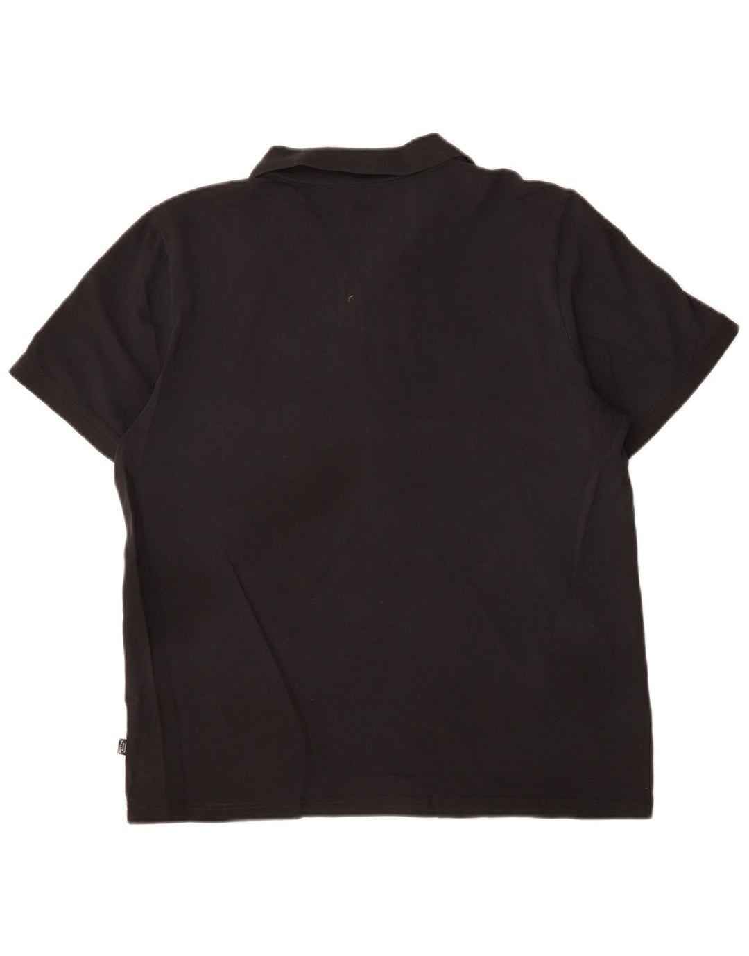 PUMA Herren-Poloshirt, groß, schwarze Baumwolle