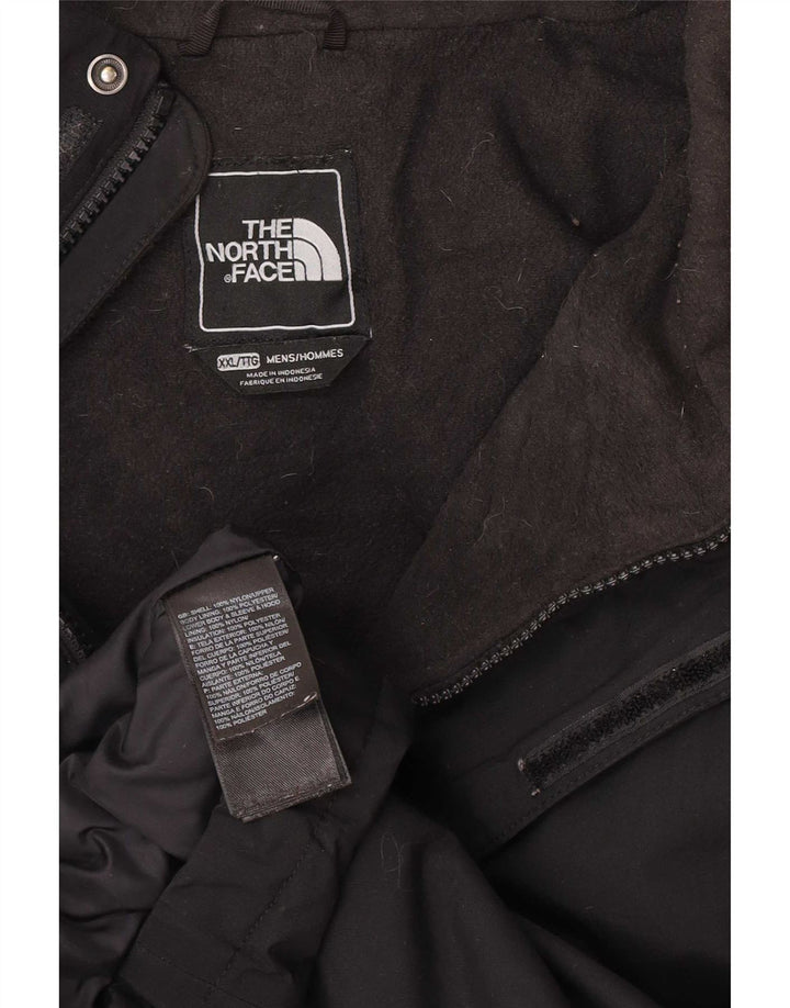The North Face Herren-Windbreaker-Jacke, UK 44, 2XL, schwarzes Nylon