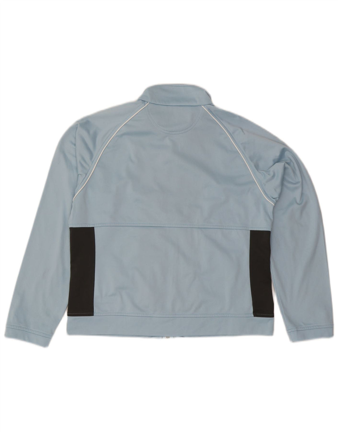 Champion Damen-Trainingsanzug-Top-Jacke, UK 16, Größe L, blau, Colourblock-Polyester