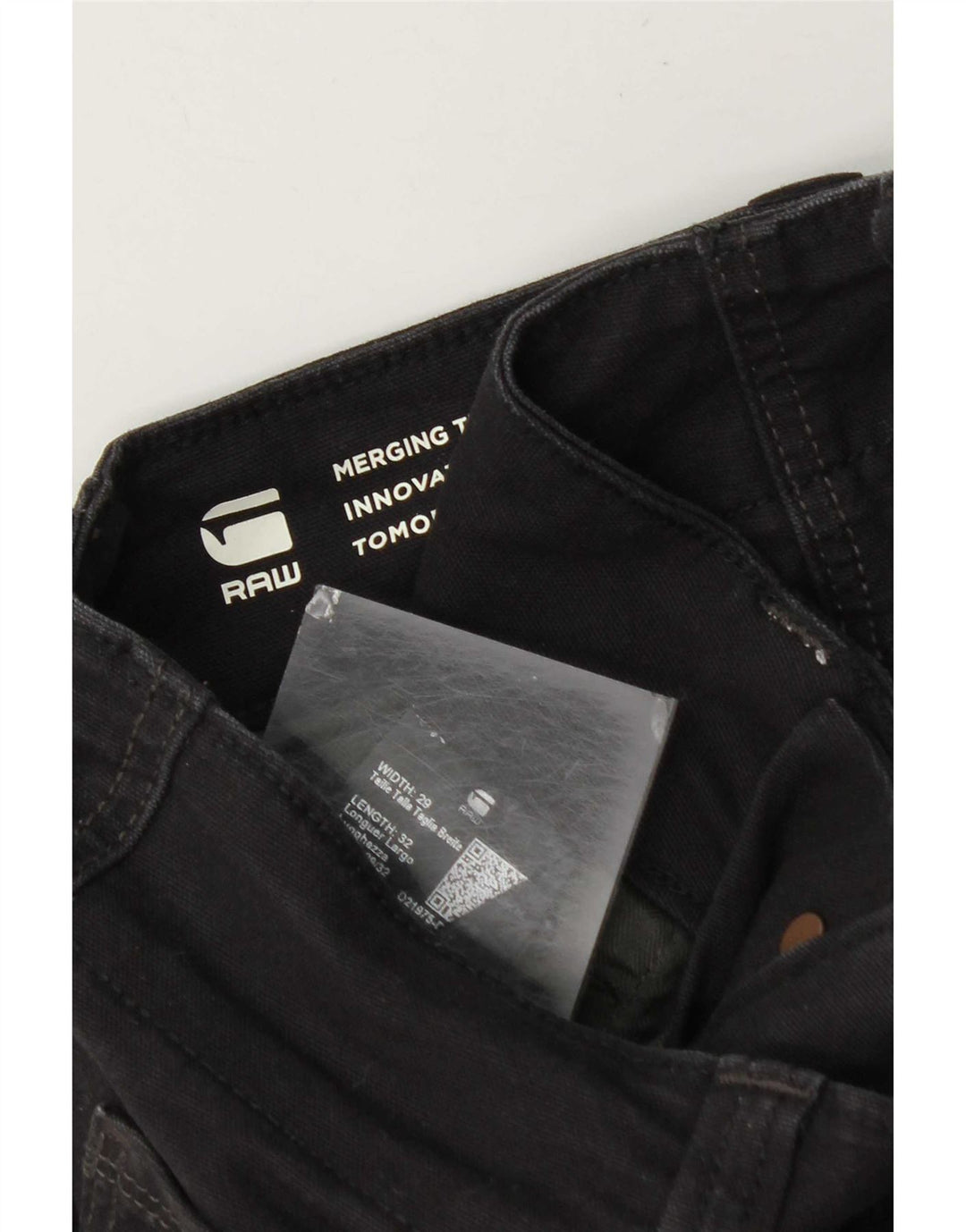 G-Star Slim Cargo-Hose für Herren, W29, L32, schwarze Baumwolle