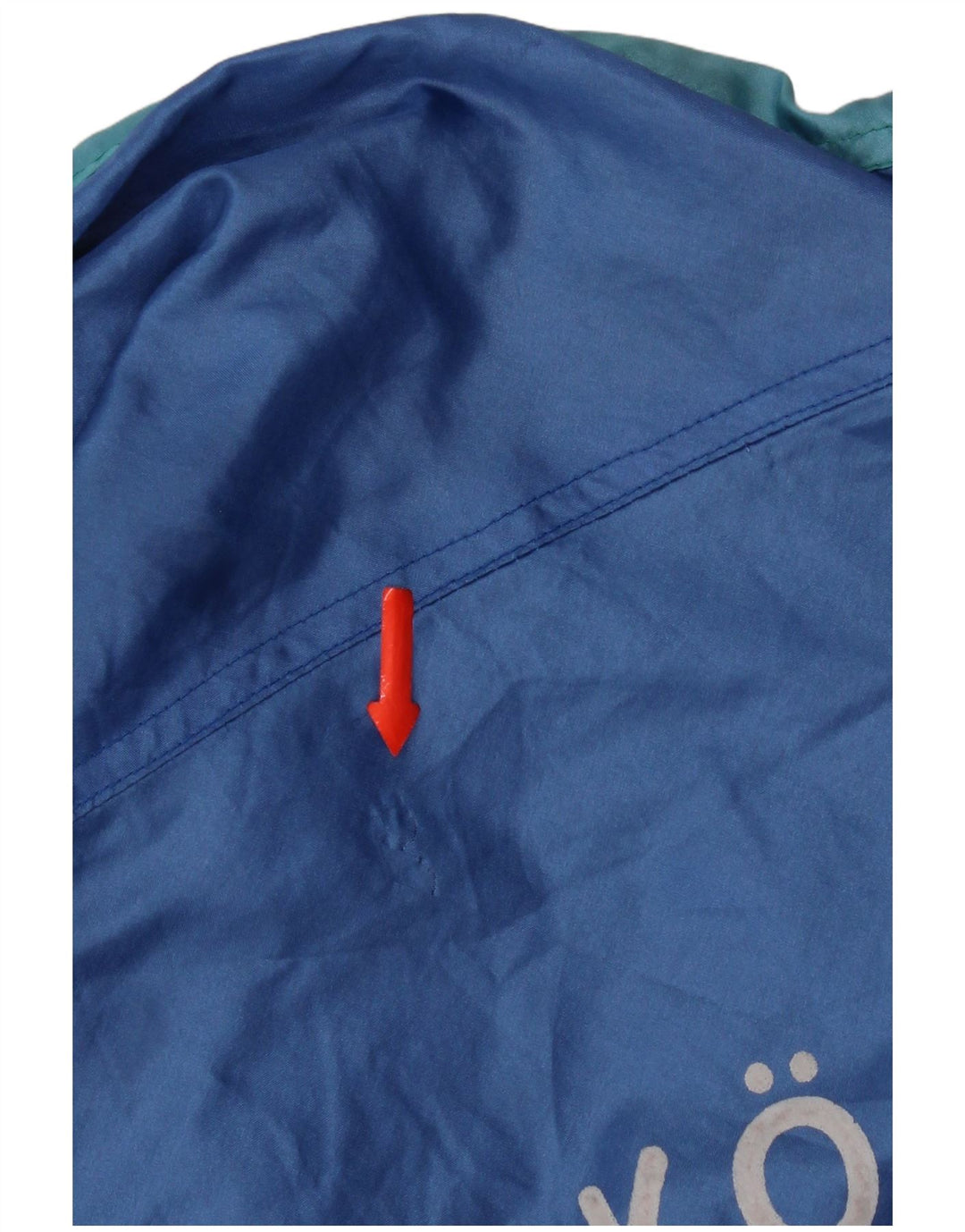 Erima Herren-Trainingsanzugoberteil mit grafischer lockerer Passform, mittelblau, Farbblock