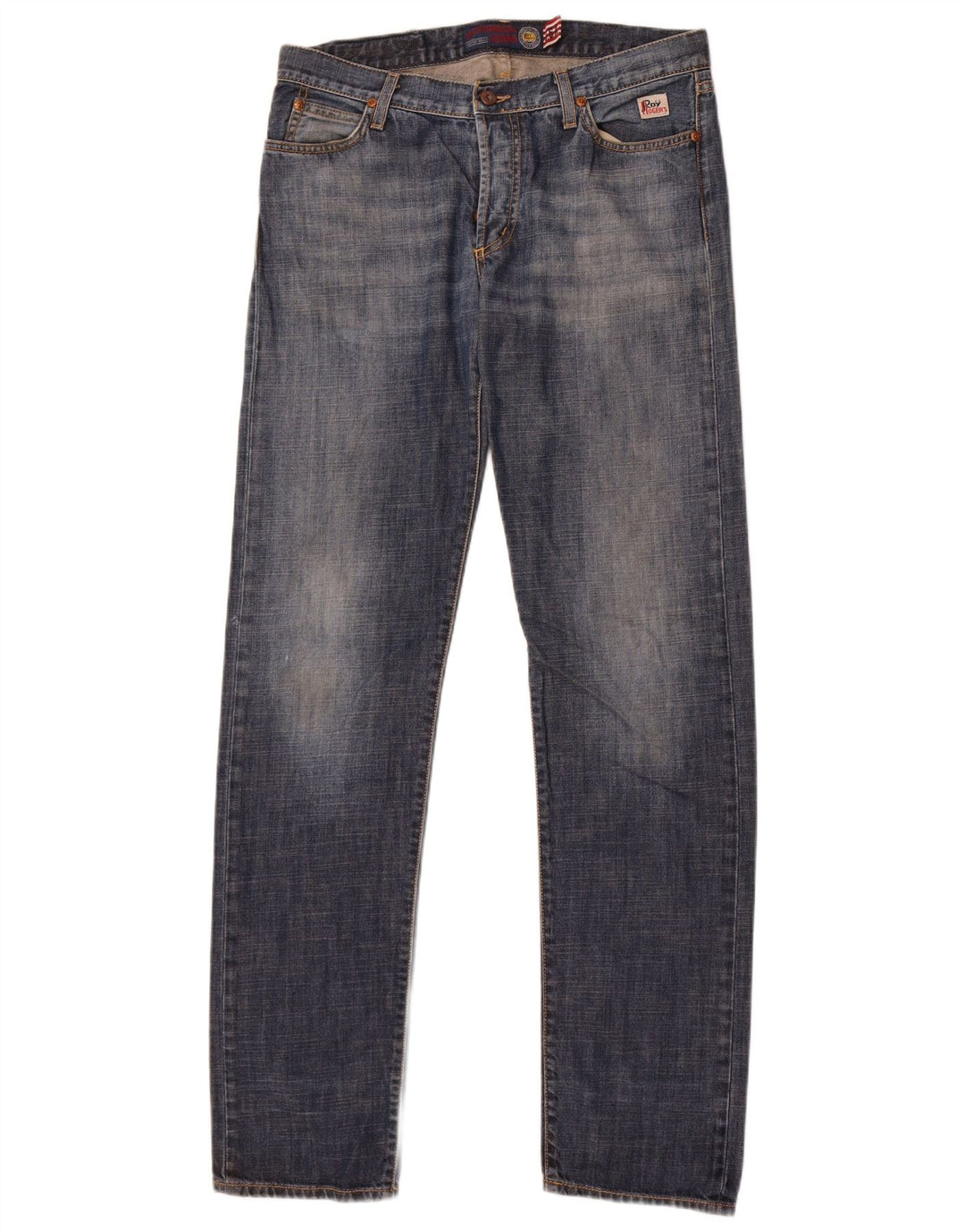 Roy Rogers Herren Straight Jeans W32 L35 Marineblau Baumwolle