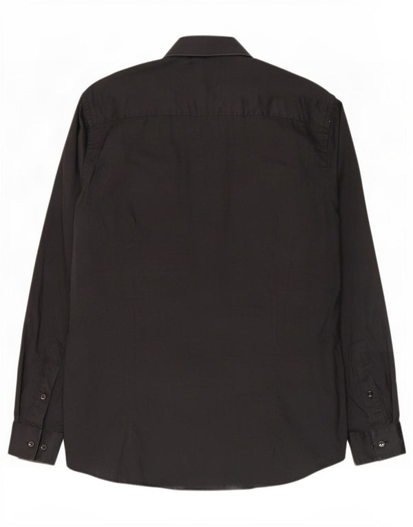 Calvin Klein Herrenhemd Größe 42 Large Schwarz