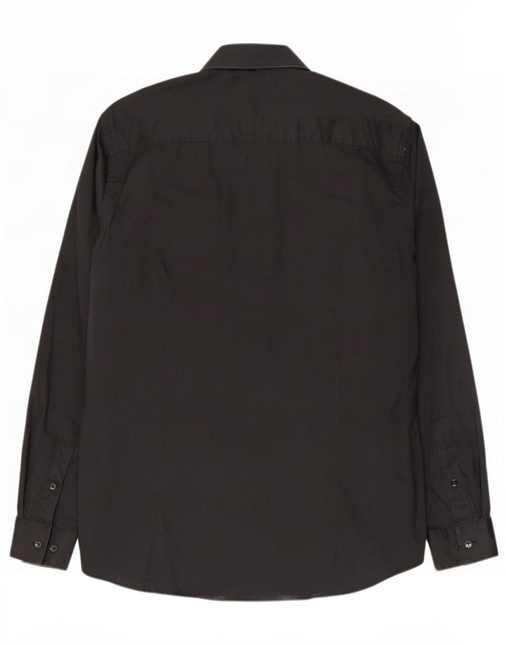 Calvin Klein Herrenhemd Größe 42 Large Schwarz