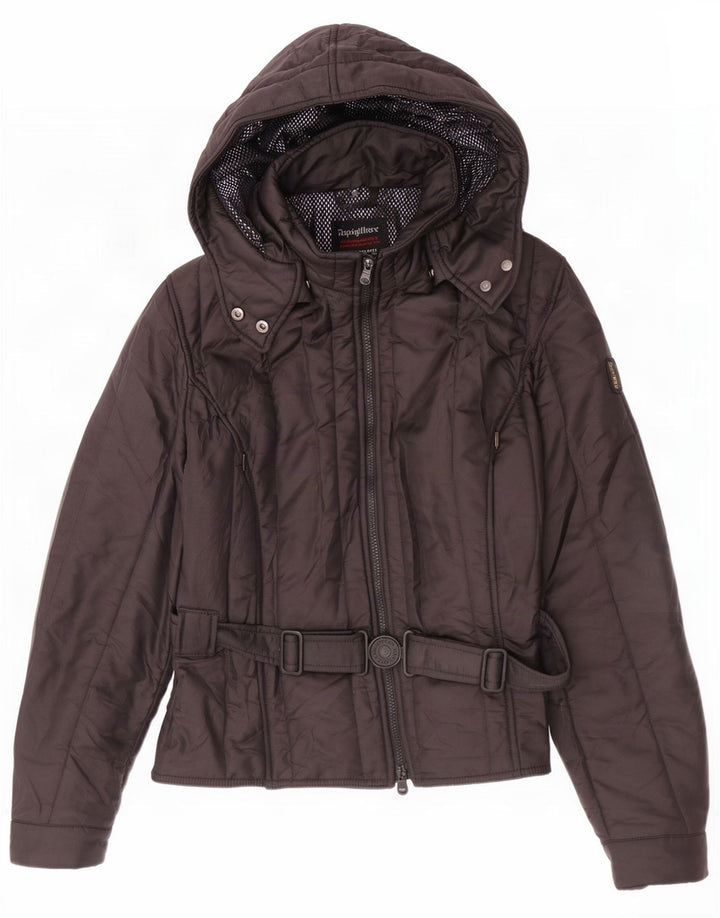 Refrigiwear Damen Sixty Spa Wattierte Jacke mit Kapuze UK 14 Medium Schwarz