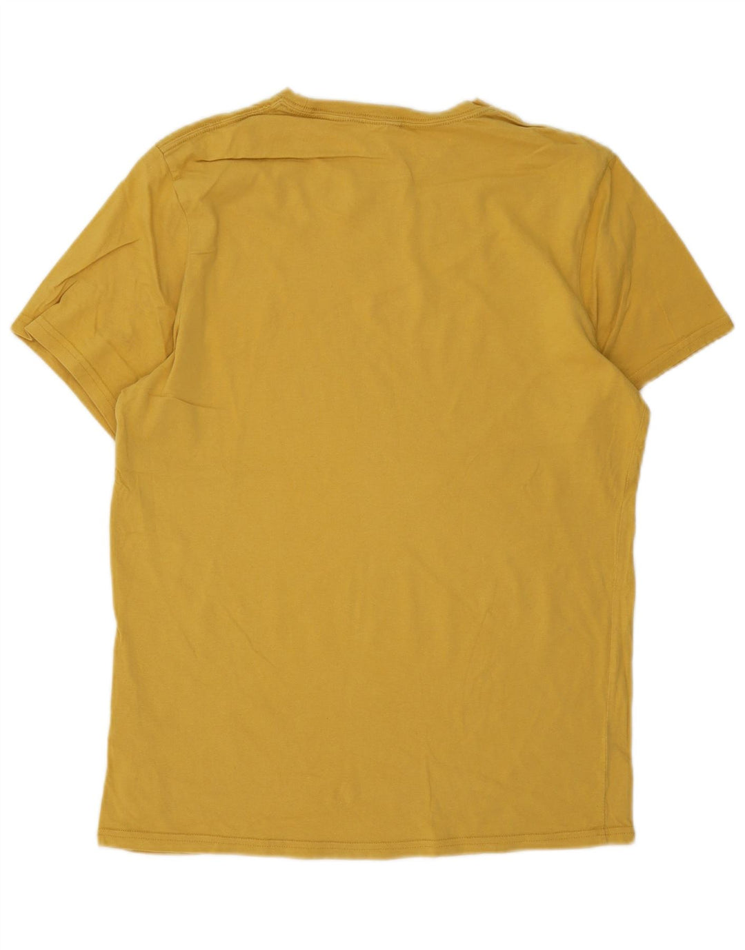 Jack Wills Herren-T-Shirt mit klassischer Passform aus mittelgelber Baumwolle