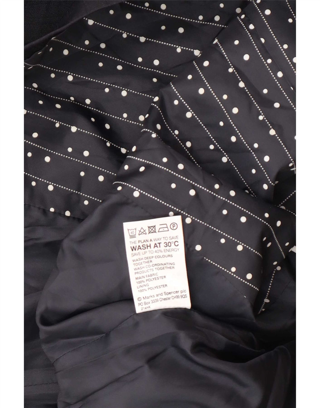 Marks & Spencer Damen 1-Knopf-Blazerjacke, UK 14, mittleres Marineblau