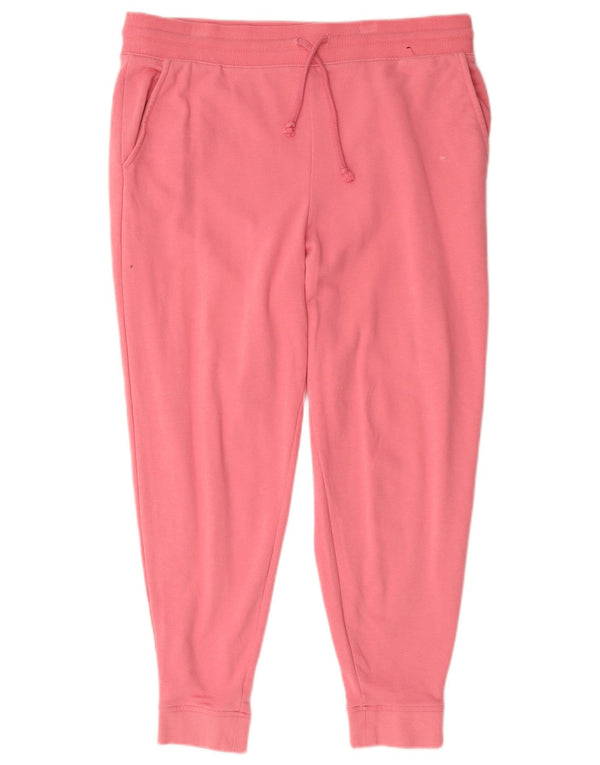 Marks & Spencer Damen-Trainingshose, Jogginghose, UK 16, Größe L, Rosa, Baumwolle