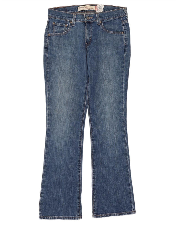 LEVI'S Damen 515 Nouveau Bootcut Jeans US 4 Small W30 L31 Blaue Baumwolle