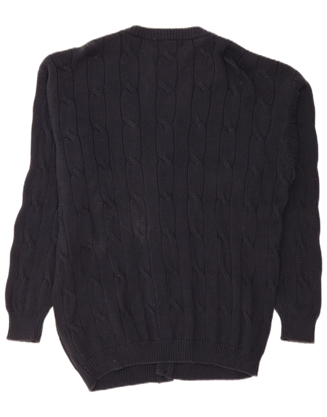 MCKENZY Herren-Strickjacke, groß, marineblau, Baumwolle