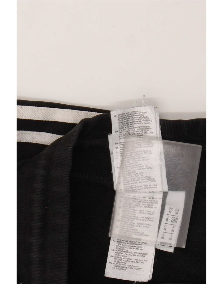 Adidas Herren-Trainingshose, Jogginghose, mittelschwarz, Baumwolle