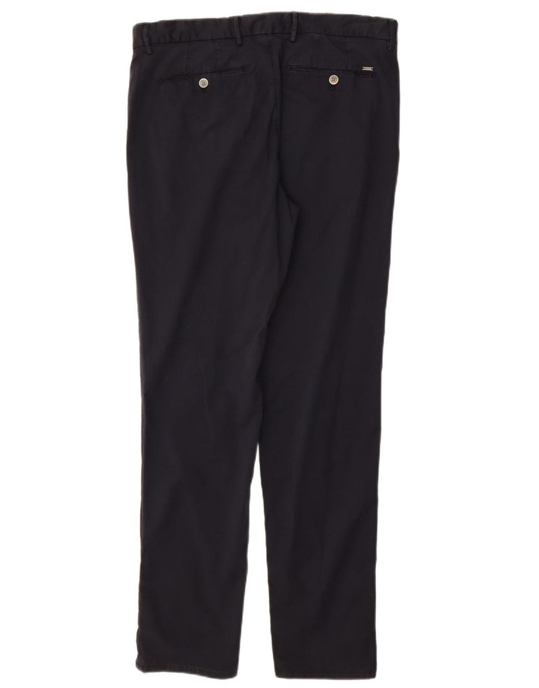 MASSIMO DUTTI Herren Slim Fit Chinohose EU 44 Large W34 L32 Marineblau