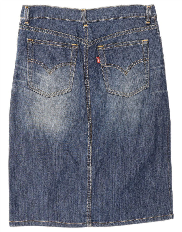 Levi's Damen Jeansrock W30 Mittelblau