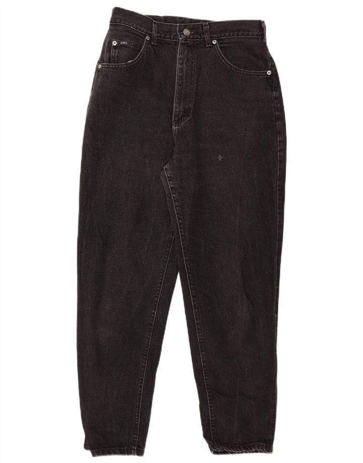 Lee Damen Tapered Jeans W28 L27 Schwarz