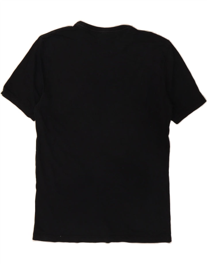 REISS Herren T-Shirt Top Small Schwarz Baumwolle