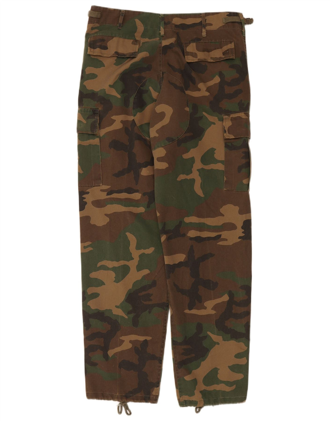 Vintage Herren Straight Cargo Hose Medium W32 L32 Khaki Camouflage