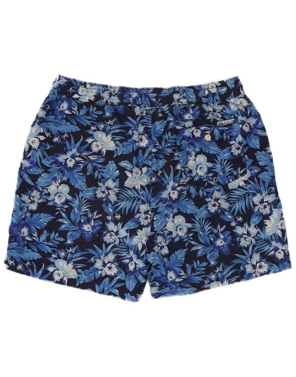 Polo Ralph Lauren Herren-Badeshorts in Mittelblau mit Blumenmuster