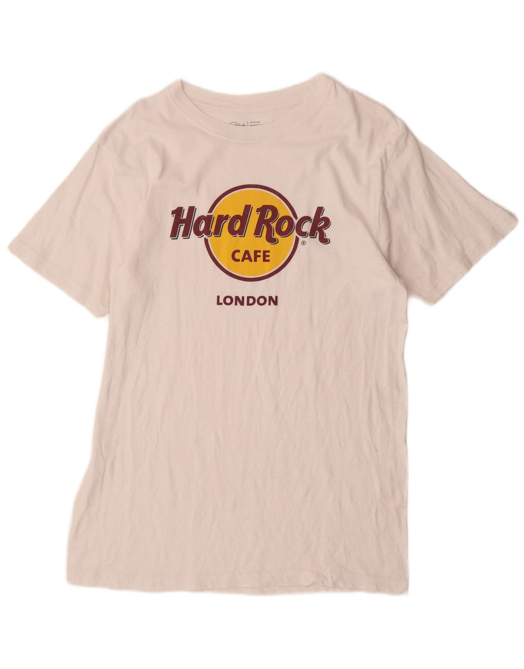 HARD ROCK CAFE Herren-T-Shirt „London Graphic“ aus mittelweißer Baumwolle