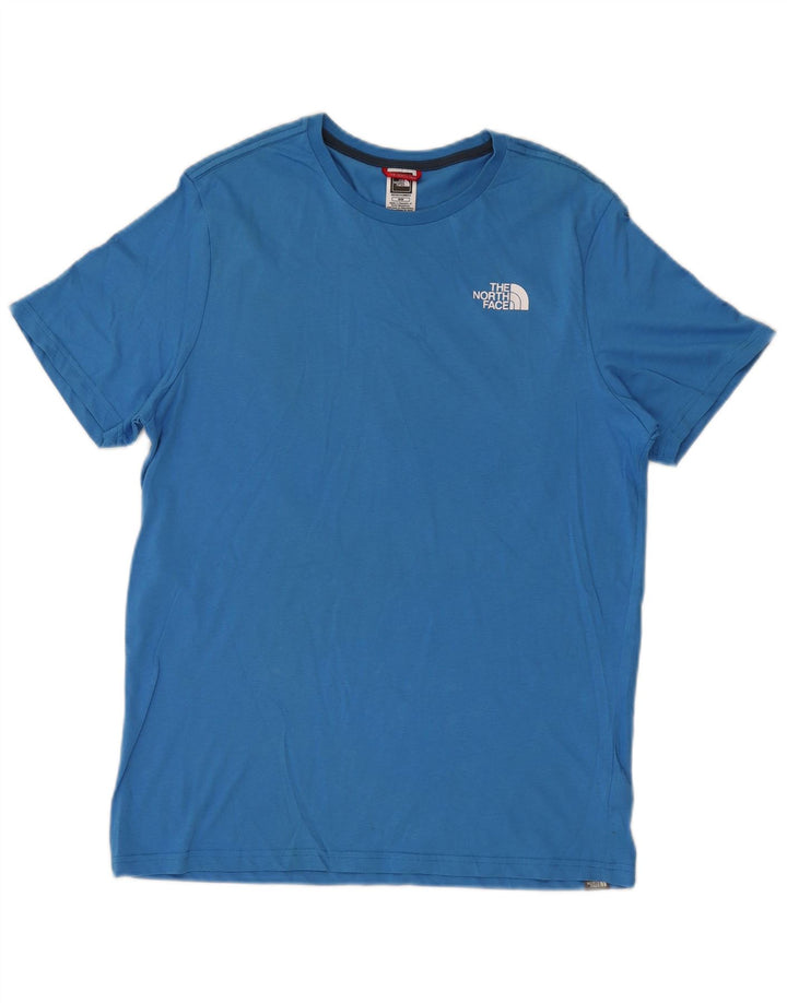 The North Face Herren-T-Shirt mit Grafik, mittelblaue Baumwolle