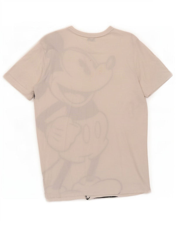 Benetton Womens Disney Graphic T-Shirt Top UK 14 Large Weiße Baumwolle