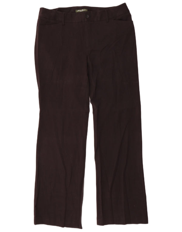 EDDIE BAUER Damen Blakely Fit Anzughose US 14 XL W36 L34 Schwarz