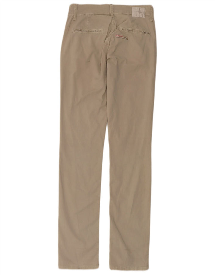 LIU JO Damen Slim Chino-Hose W28 L34 Beige
