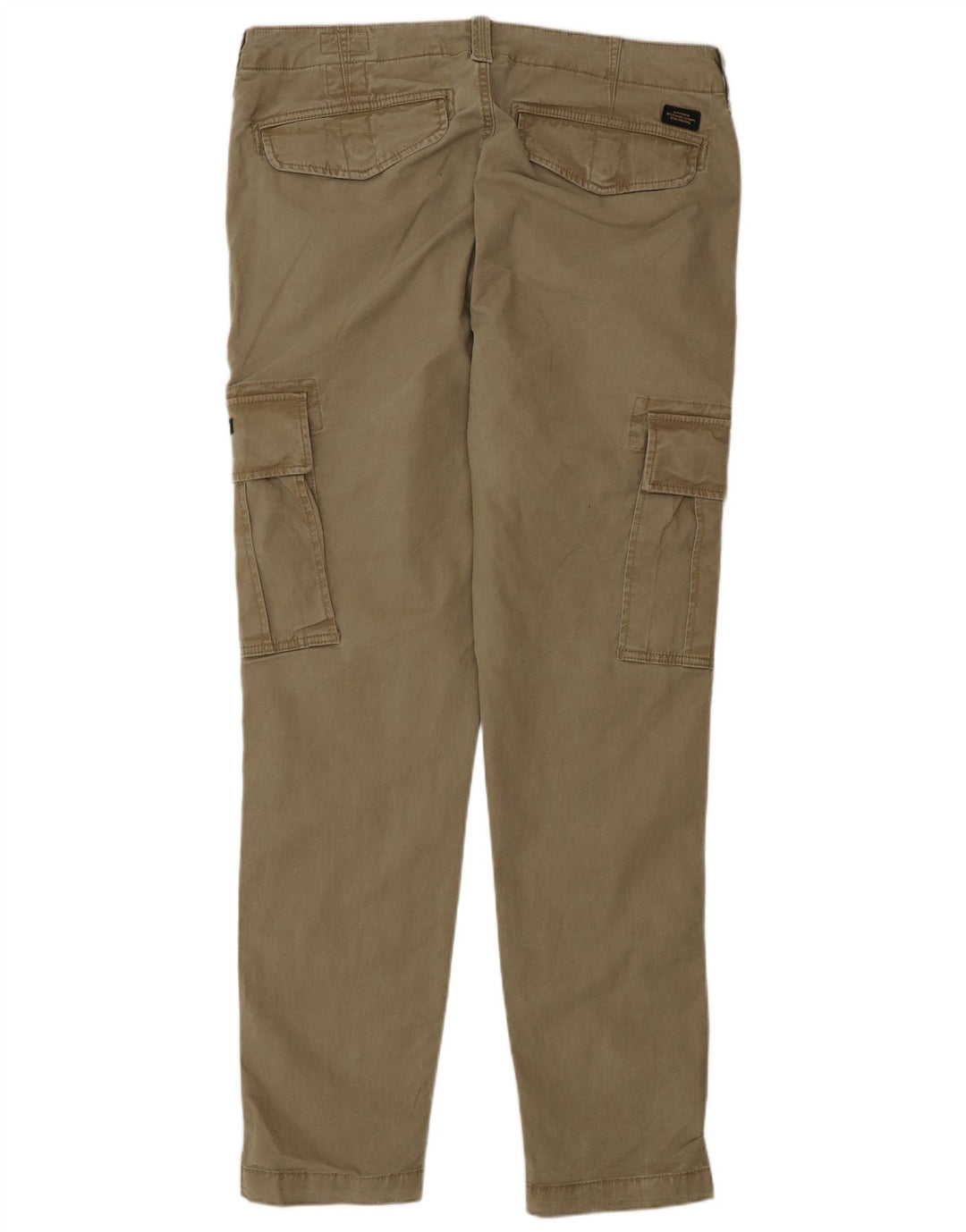 Superdry Herren Slim Cargohose W34 L34 Beige Baumwolle