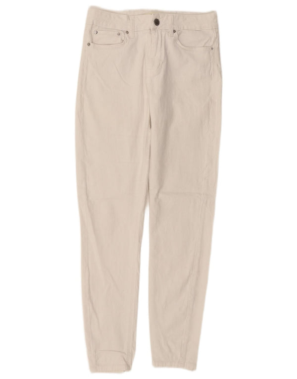 Reiss Damen Skinny Jeans W28 L28 Off White Cotton