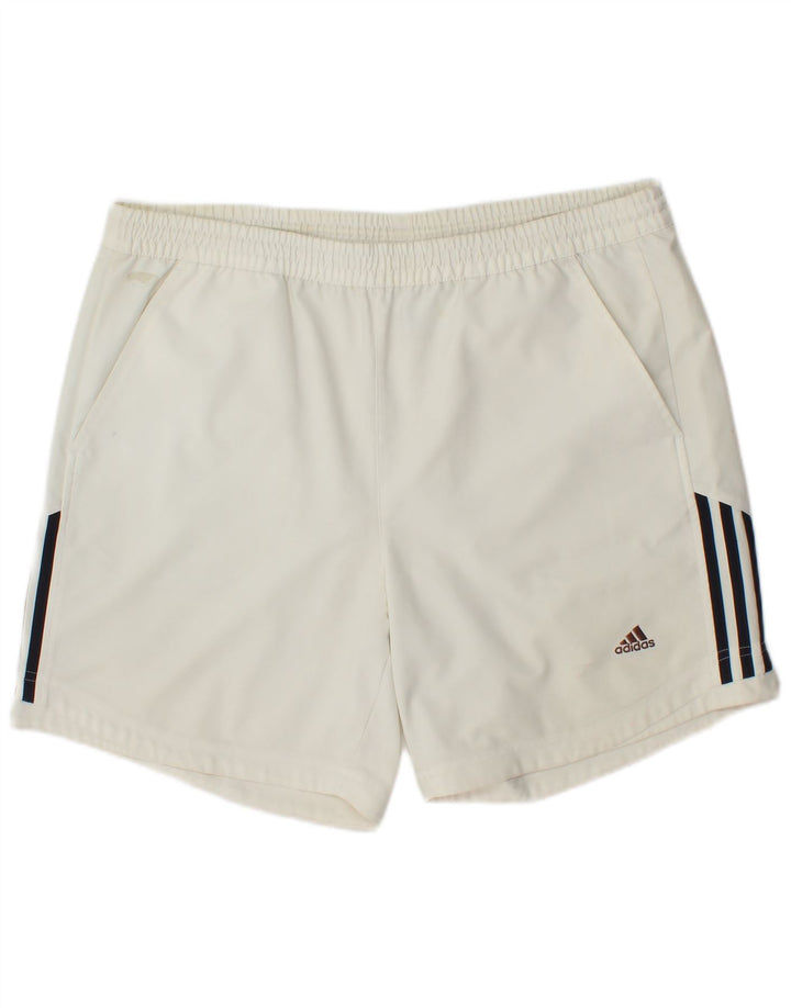 Adidas Herren Sport Shorts XL Weiß Polyester