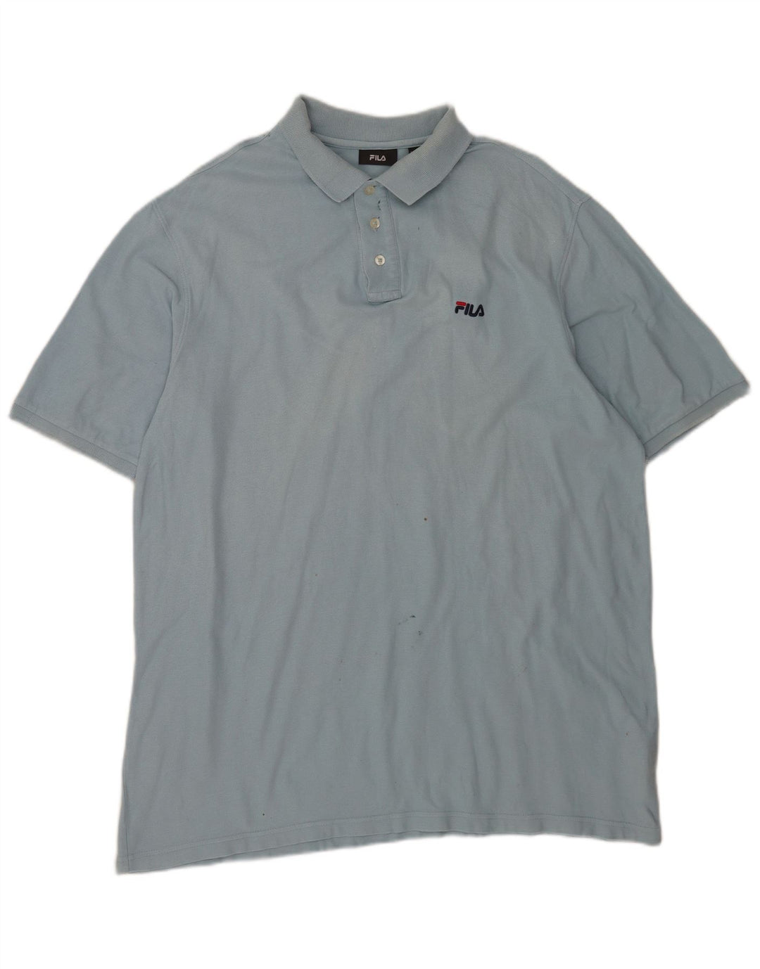 Fila Herren Poloshirt 2XL Blau Baumwolle