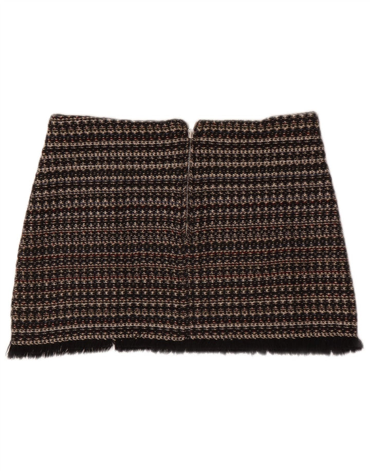 Zara Damen Trafaluc Minirock Medium W28 Schwarz gestreift