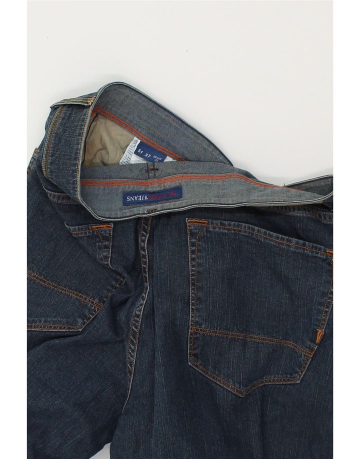 TRUSSARDI Mens Straight Jeans W35 L26 Blue Cotton Vintage Trussardi and Second-Hand Trussardi from Messina Hembry 