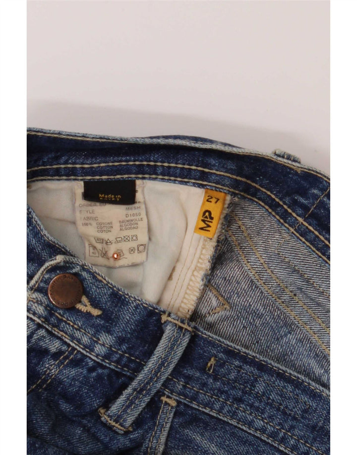 Meltin' Pot Damen Slim Jeans W27 L33 Blaue Baumwolle