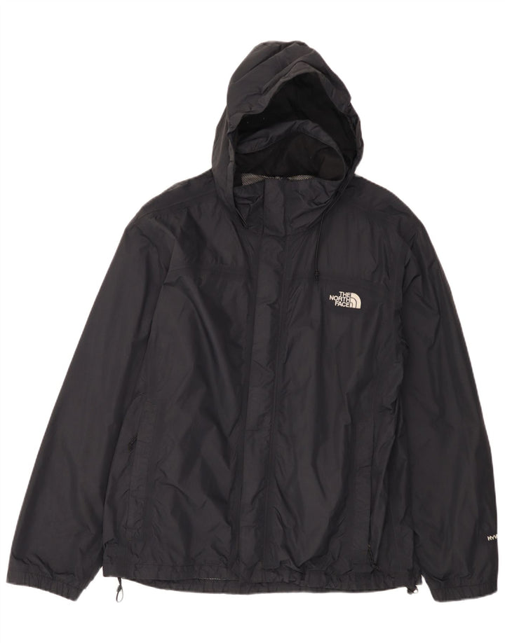 The North Face Herren Hyvent Kapuzen-Regenjacke UK 38 Mittelschwarzes Nylon