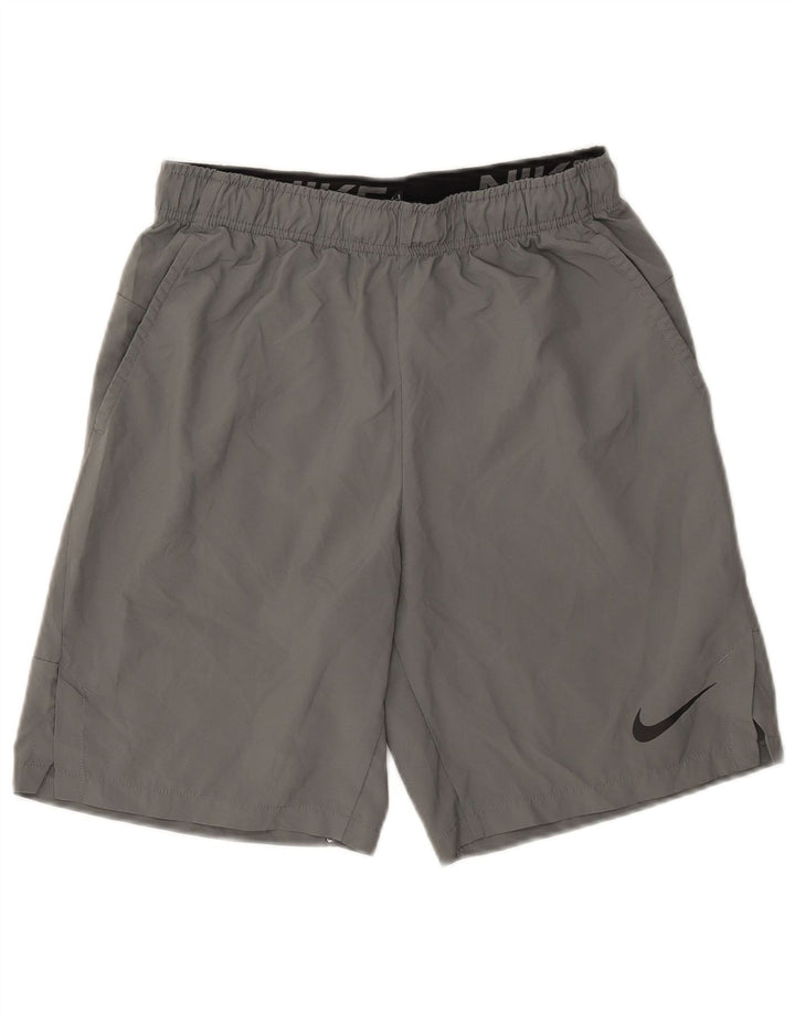 Nike Herren Dri Fit Standard Fit Sportshorts, Größe S, Grau, Polyester