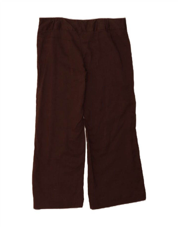 MOSSIMO Womens Bootcut Suit Trousers US 18 2XL W40 L33 Brown Ramie Vintage Mossimo and Second-Hand Mossimo from Messina Hembry 