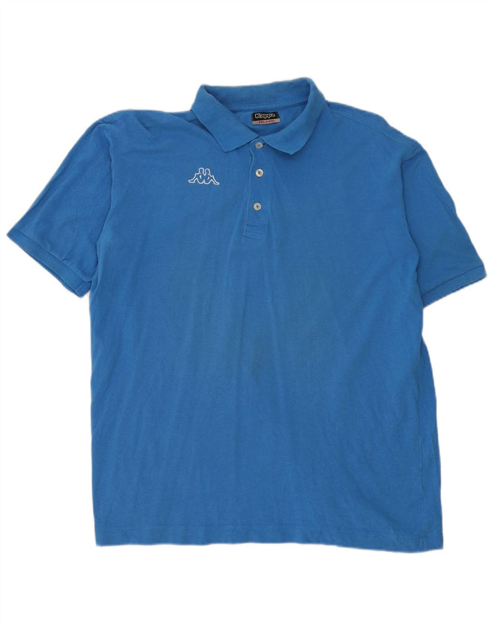 Kappa Herren Poloshirt 2XL Blau
