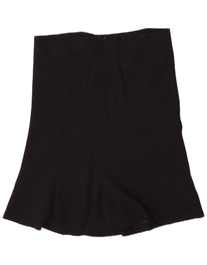 Alexander Mcqueen Damen A-Linienrock IT 46 Large W34 L25 Schwarz Klassisch