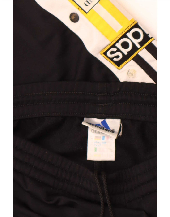 Adidas Herren-Trainingshose mit Grafik, Mittelschwarzes Farbblock-Polyester