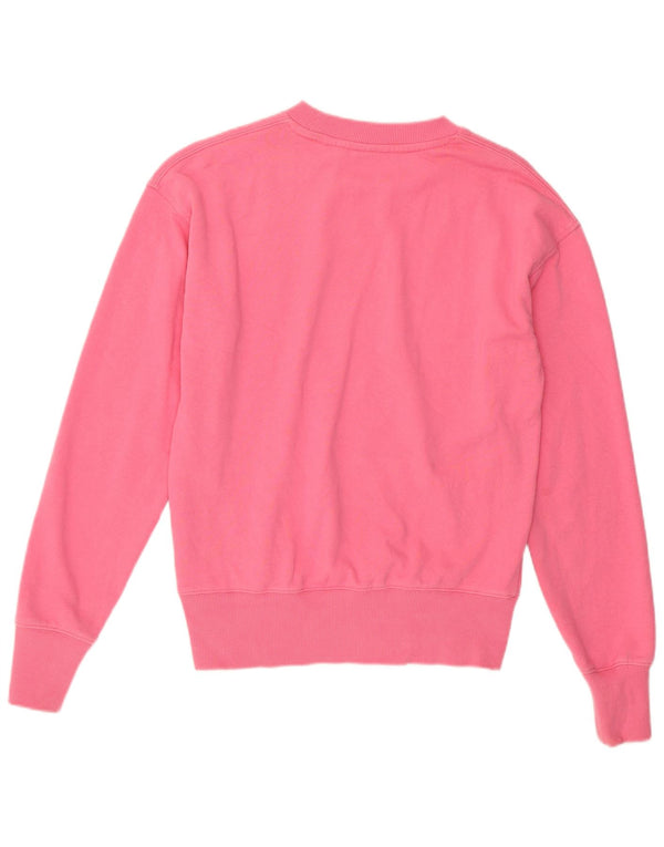 Superdry Damen-Sweatshirt in Übergröße, Größe S, Rosa, Baumwolle
